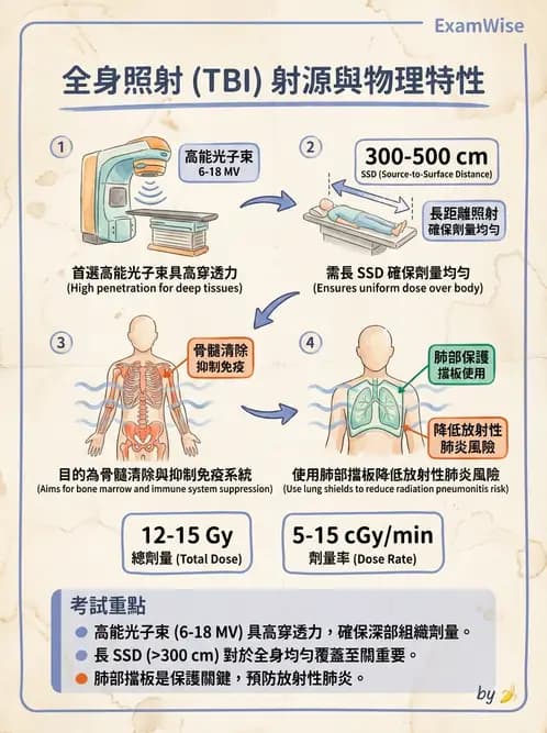 放射 - 全身放射治療技術(TBI/TSET) - AI 圖文解析預覽