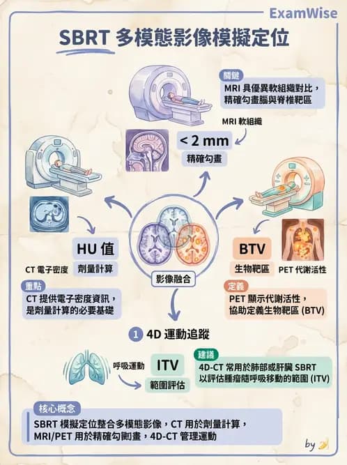 放射 - 立體定位軀體放射治療(SBRT) - AI 圖文解析預覽
