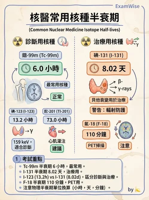 放射 - 蛻變類型與計算 - AI 圖文解析預覽