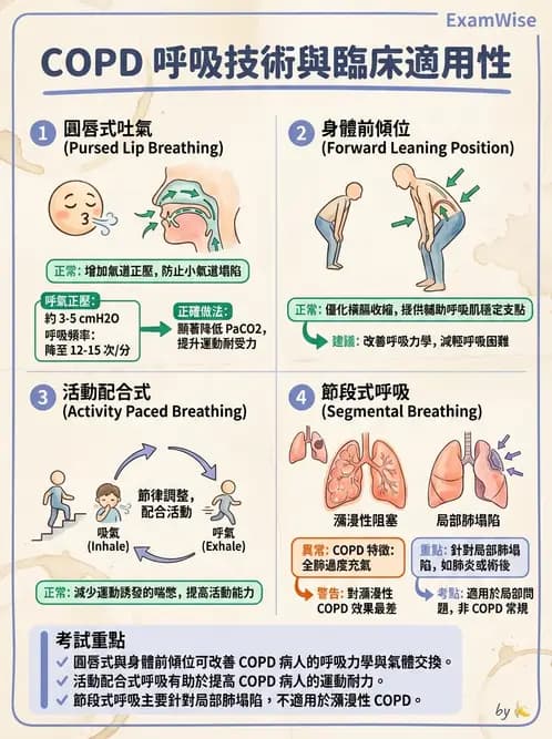 物治 - 阻塞性肺疾病物理治療 - AI 圖文解析預覽