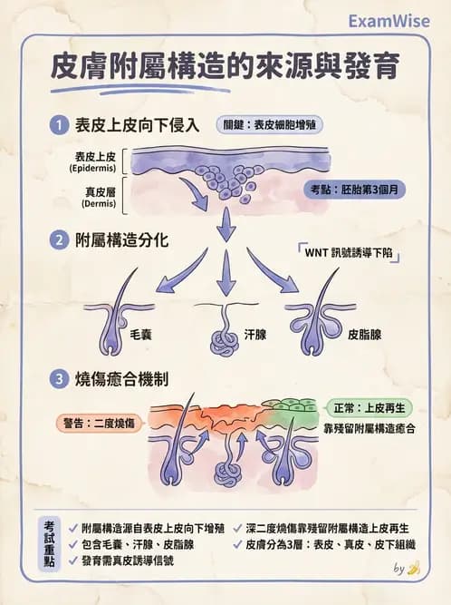物治 - 內分泌與皮膚解剖 - AI 圖文解析預覽