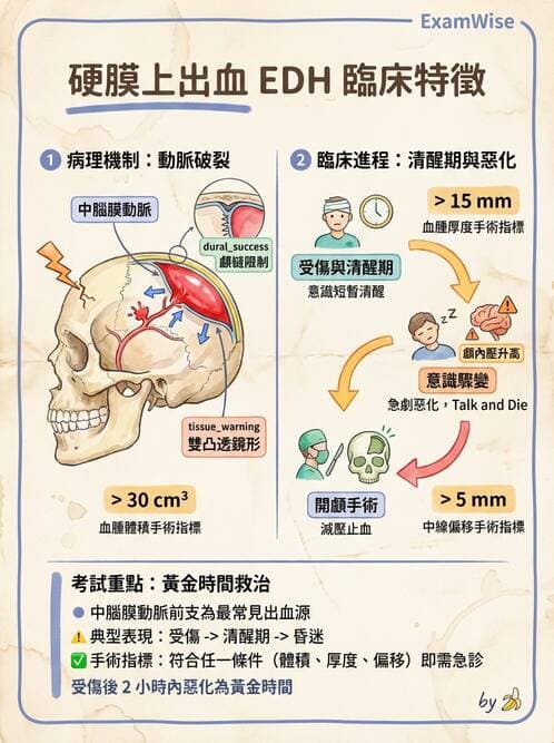 護理師 - 顱內壓升高與頭部外傷 - AI 圖文解析預覽