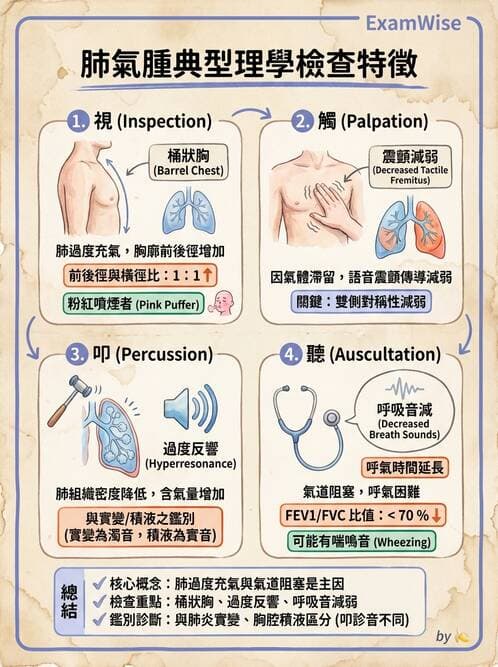 護理師 - COPD與氣喘 - AI 圖文解析預覽