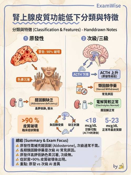 護理師 - 腎上腺與腦下垂體疾病 - AI 圖文解析預覽