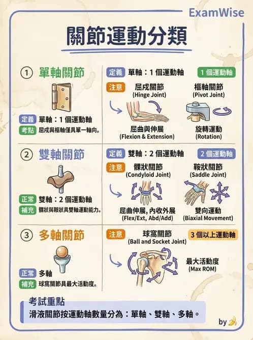 物治 - 骨骼與關節解剖 - AI 圖文解析預覽