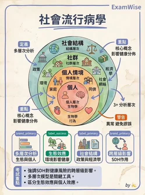 物治 - 流行病學與健康篩檢 - AI 圖文解析預覽