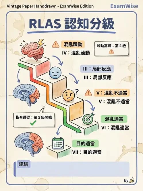 物治 - TBI LOCF分級與復健 - AI 圖文解析預覽