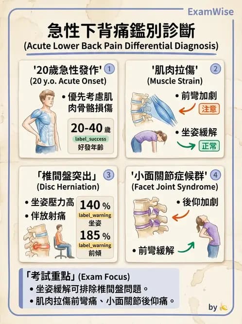 物治 - 腰椎椎間盤與脊椎狹窄 - AI 圖文解析預覽