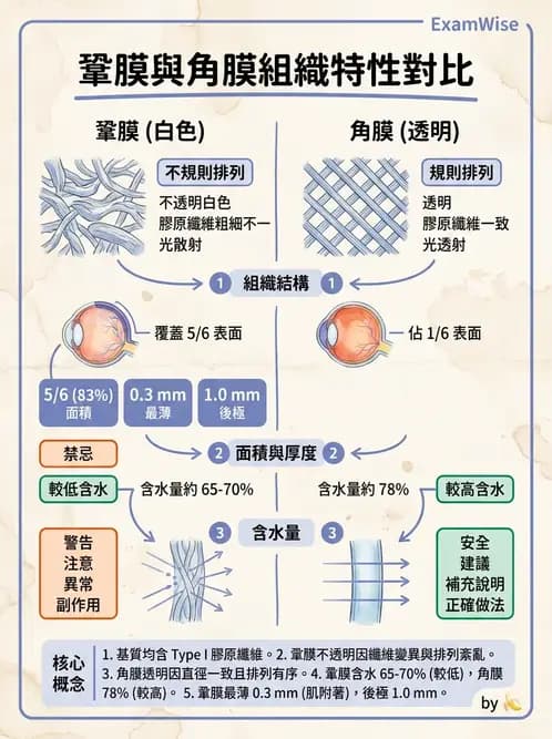 驗光師 - 眼球外層構造 - AI 圖文解析預覽