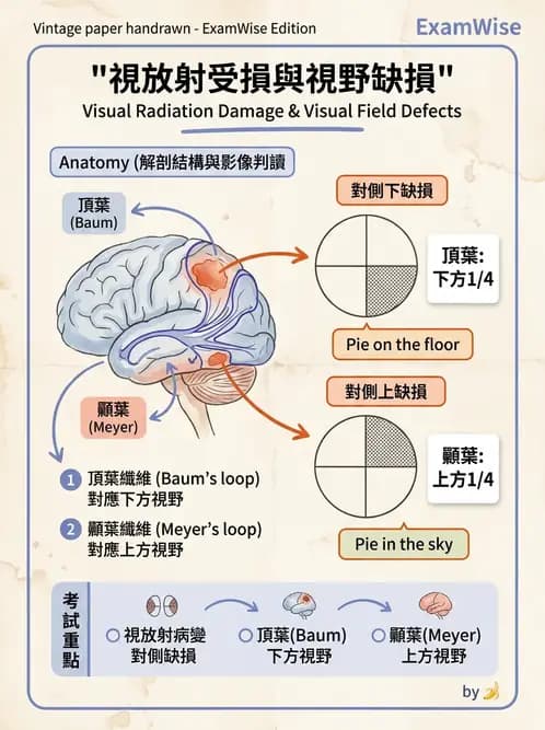 驗光師 - 視覺神經傳導系統 - AI 圖文解析預覽
