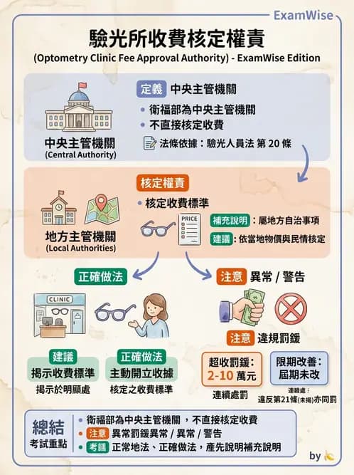 驗光師 - 業務紀錄與收費倫理罰則 - AI 圖文解析預覽