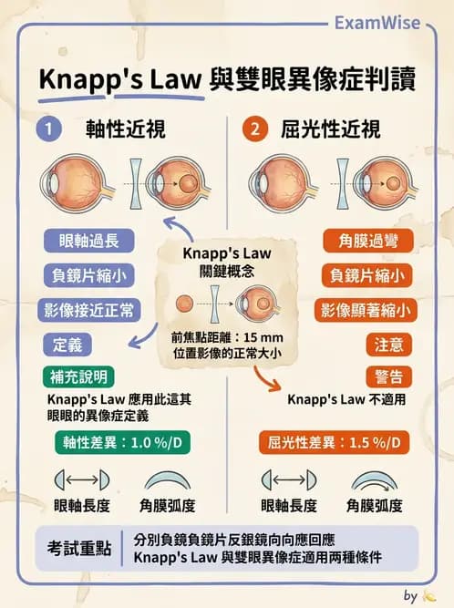 驗光師 - 鏡片放大率、材質與特殊鏡片 - AI 圖文解析預覽