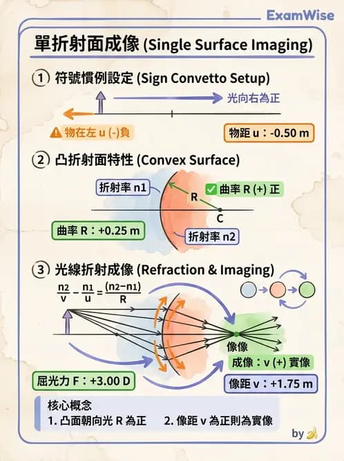 驗光師 - 厚透鏡屈光力計算 - AI 圖文解析預覽