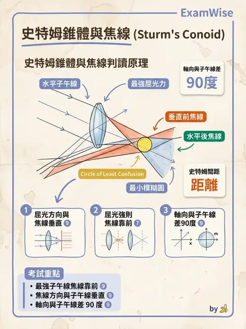 驗光師 - 散光、不等視與不等像 - AI 圖文解析預覽