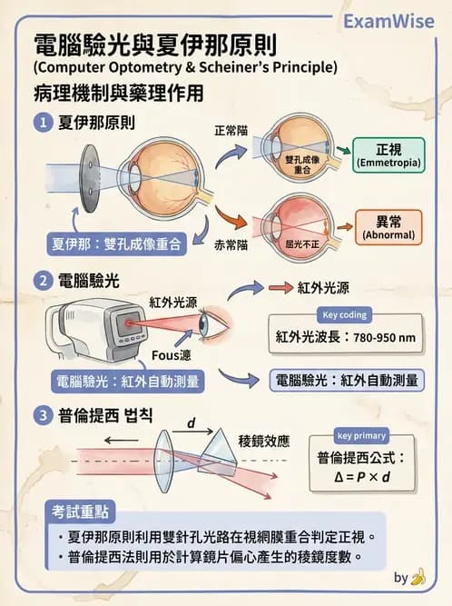 驗光師 - 自動驗光儀與角膜弧度儀 - AI 圖文解析預覽