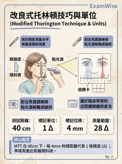 驗光師 - 隱斜位測量方法 - AI 圖文解析預覽