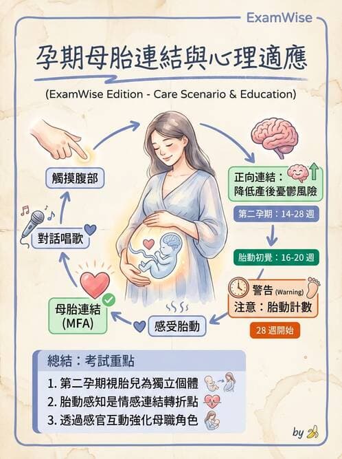 護理師 - 胎兒發育與監測評估 - AI 圖文解析預覽