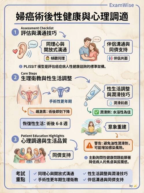 護理師 - 婦科腫瘤與感染 - AI 圖文解析預覽