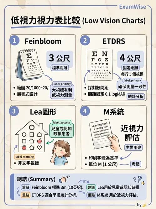 驗光師 - 視力表與視力量測 - AI 圖文解析預覽