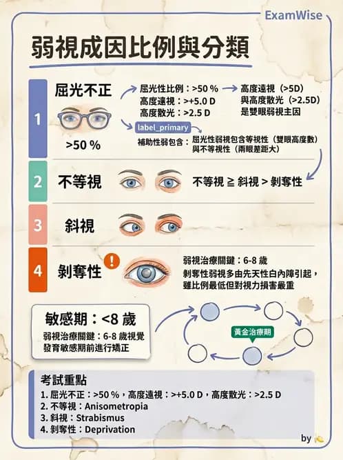 驗光師 - 斜弱視與神經眼科 - AI 圖文解析預覽