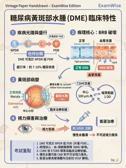 驗光師 - 糖尿病眼部病變 - AI 圖文解析預覽