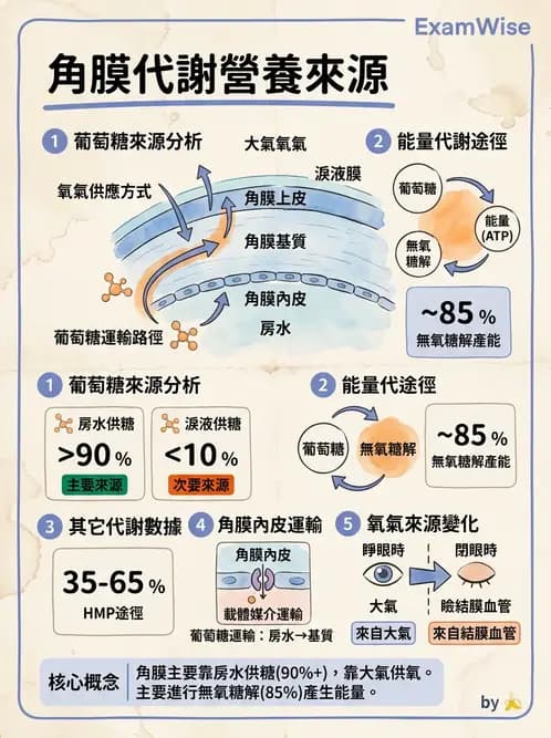 驗光師 - 眼球外層構造 - AI 圖文解析預覽