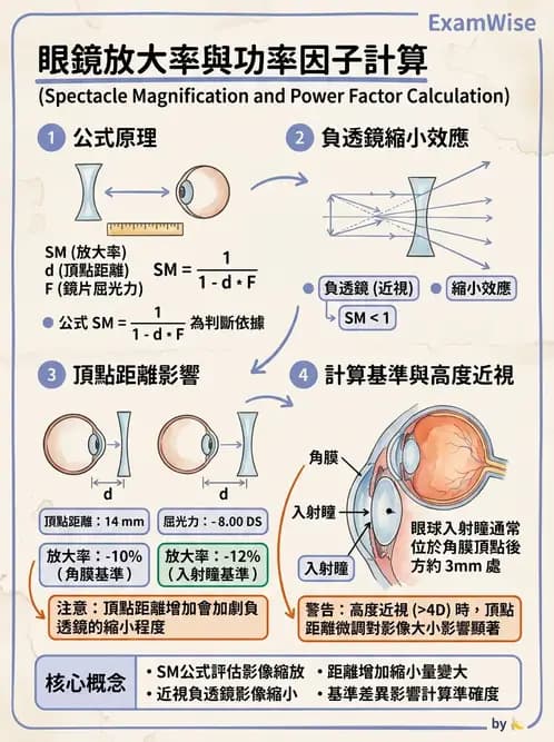 驗光師 - 鏡片放大率、材質與特殊鏡片 - AI 圖文解析預覽
