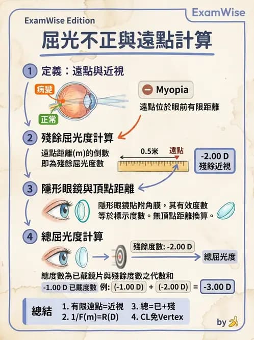 驗光師 - 屈光不正與近視遠視 - AI 圖文解析預覽