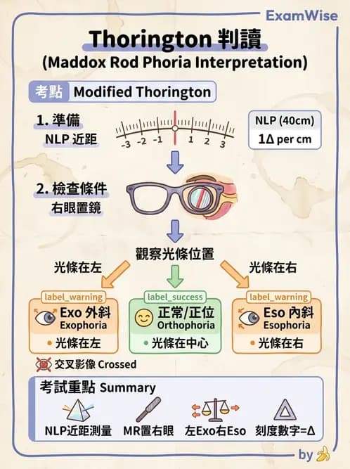 驗光師 - 隱斜位測量方法 - AI 圖文解析預覽