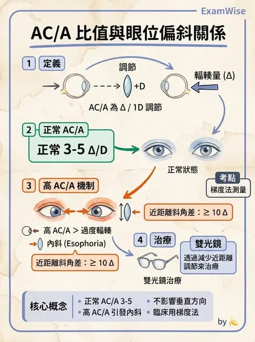 驗光師 - 調節性內聚力與聚散功能檢測 - AI 圖文解析預覽