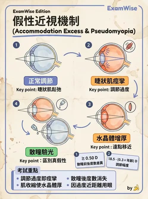 驗光師 - 調節功能異常與處置 - AI 圖文解析預覽