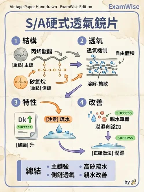 驗光師 - 硬式透氣鏡片材質 - AI 圖文解析預覽