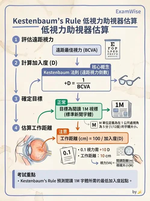 驗光師 - 放大原理與近距離光學計算 - AI 圖文解析預覽