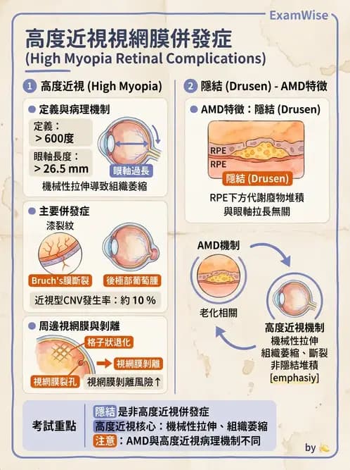 驗光師 - 近視併發症 - AI 圖文解析預覽