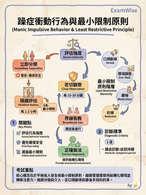 護理師 - 雙相情緒障礙護理 - AI 圖文解析預覽