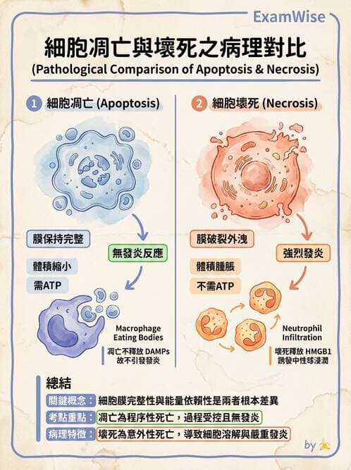 護理師 - 發炎、細胞傷害及修復 - AI 圖文解析預覽