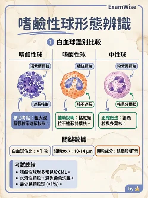 醫檢師 - 白血球生理與形態 - AI 圖文解析預覽