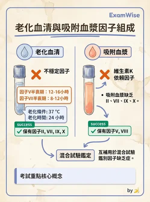 醫檢師 - 凝血因子與凝血檢驗 - AI 圖文解析預覽