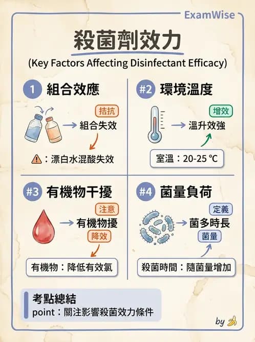 醫檢師 - 實驗室安全與微生物特性 - AI 圖文解析預覽