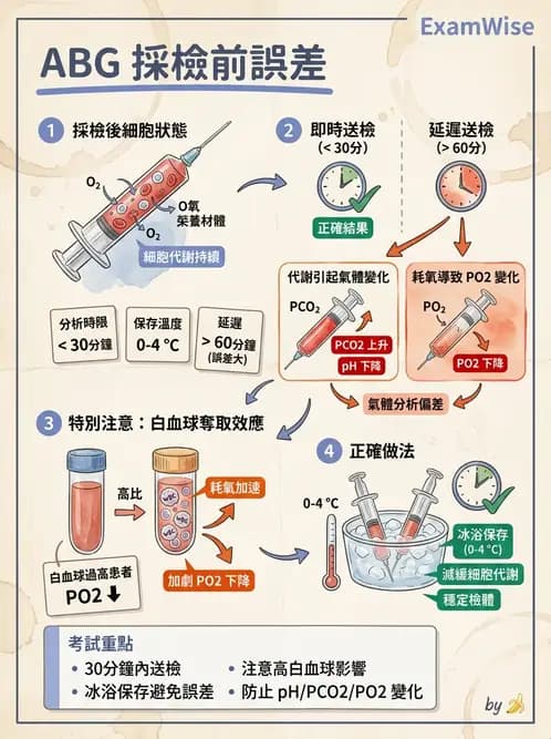 醫檢師 - 血液氣體分析及酸鹼平衡 - AI 圖文解析預覽