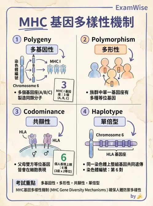 醫檢師 - 組織型與移植免疫學 - AI 圖文解析預覽