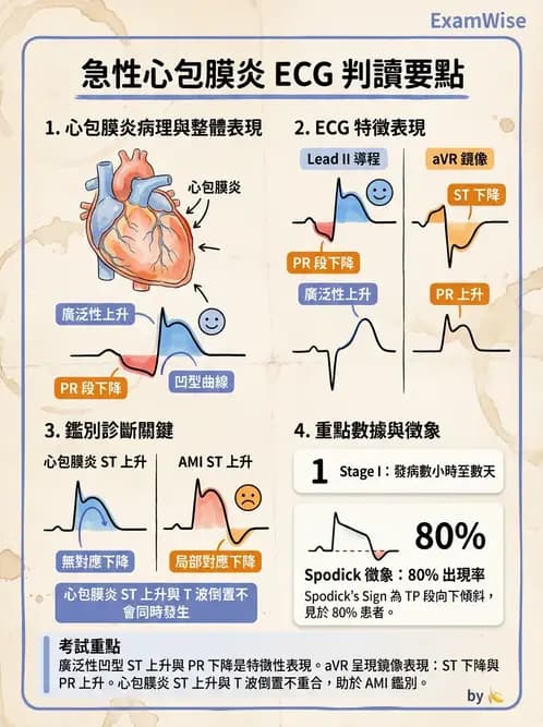 醫檢師 - 心肌病變與特殊心電圖 - AI 圖文解析預覽