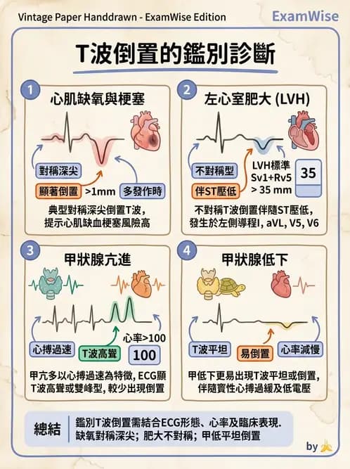 醫檢師 - 心肌病變與特殊心電圖 - AI 圖文解析預覽