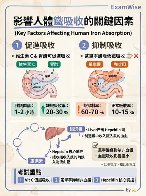 醫檢師 - 貧血診斷與營養缺乏性貧血 - AI 圖文解析預覽