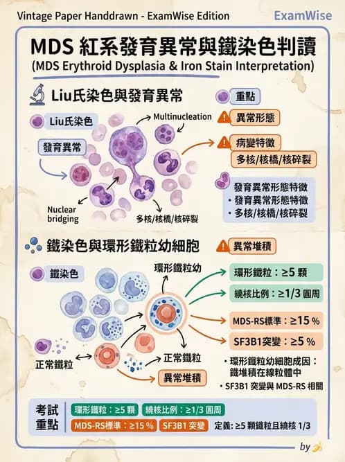 醫檢師 - 貧血診斷與營養缺乏性貧血 - AI 圖文解析預覽