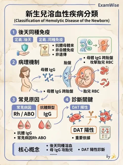 醫檢師 - 溶血性貧血與血色素病變 - AI 圖文解析預覽