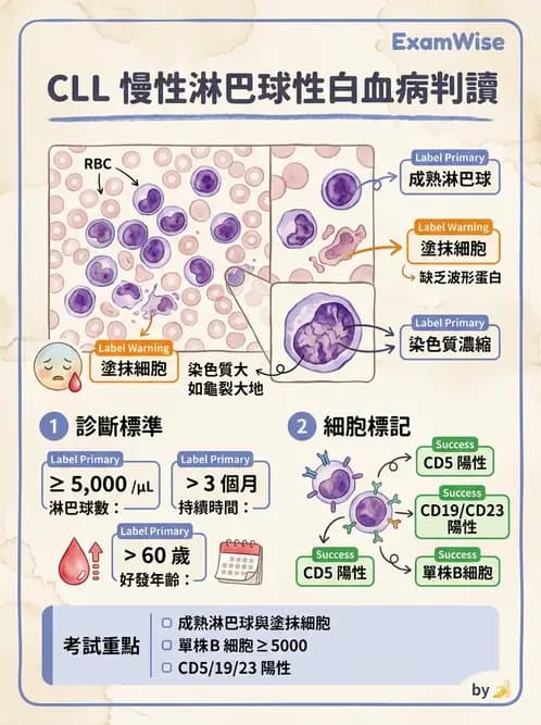 醫檢師 - 淋巴瘤、漿細胞疾病與白血球異常 - AI 圖文解析預覽