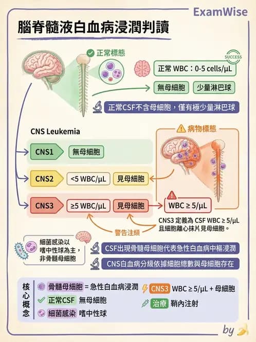 醫檢師 - 腦脊髓液檢查 - AI 圖文解析預覽
