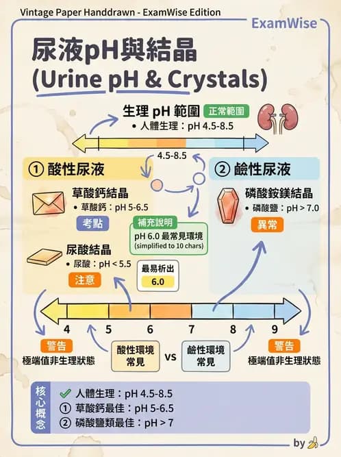醫檢師 - 尿沉渣鏡檢與物理檢查 - AI 圖文解析預覽
