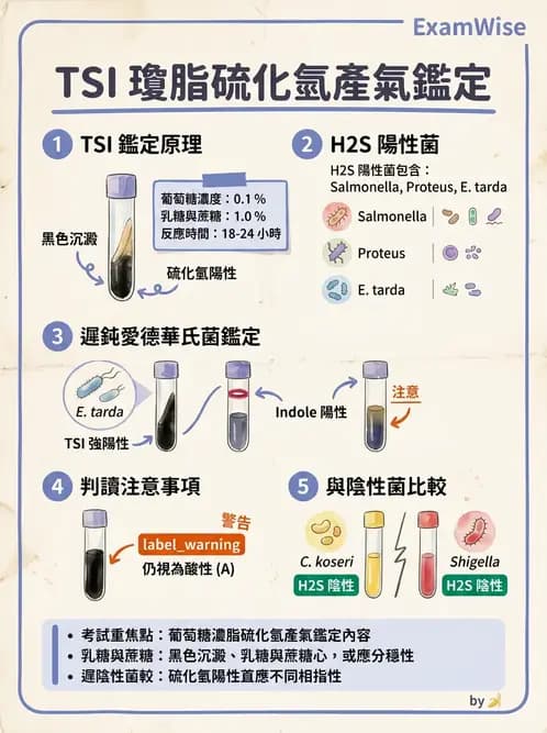 醫檢師 - 腸內菌鑑別方法與培養基 - AI 圖文解析預覽
